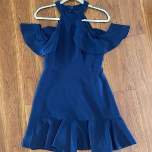 BCBGMAXAZRIA navy blue dress